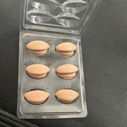 practice eyelash extensions removable mannequin head eyelids 