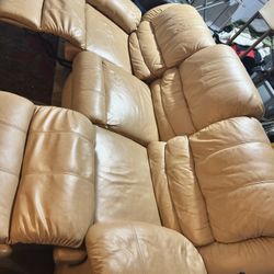 Double Recliners Couch