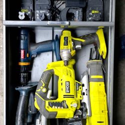 Ryobi 18 Volt Tool Bundle - 5 Tools 3 Batteries