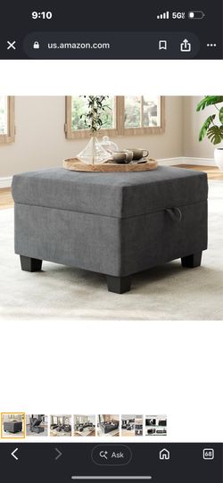 Storage seat ottoman