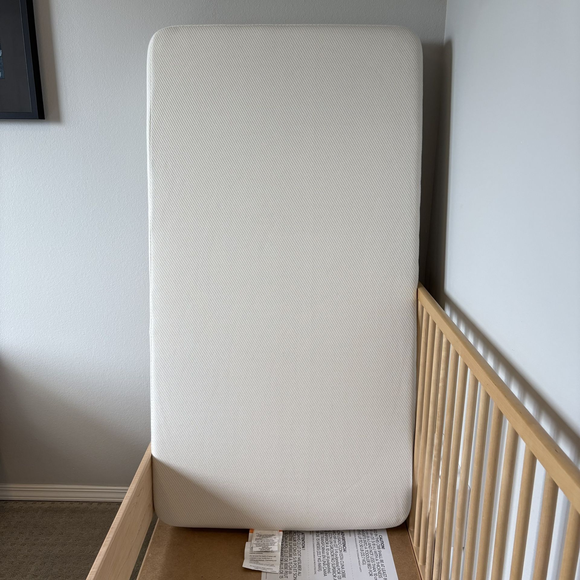 Crib Mattress, Colgate EcoClassica III Dual Firmness Infant & Toddler Organic Cotton Cover