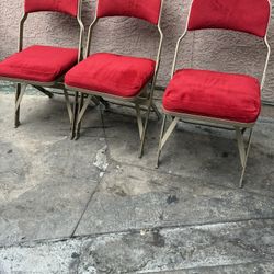 Vintage Clarin Padded Chairs 3 Available 
