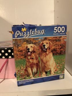 550 piece jigsaw puzzle dogs in the park by Puzzlebug
