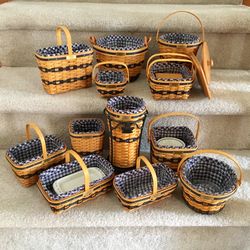 Longaberger JW Collection Miniature Collection