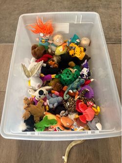 Big Lot of Stuffed Animals | 30+ Plush Toys & Beanie Baby’s | Tote Included