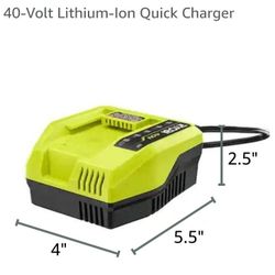 Ryobi 40v Battery Fast Charger