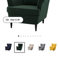 Green Velvet Armchair 
