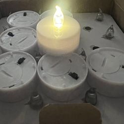 Battery Operated LED Tea Lights: 24PACK