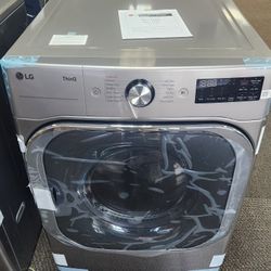 9.0 cu. ft. Mega Capacity Smart Wi-Fi Enabled Front Load Electric Dryer with TurboSteam and Built-In Intelligence