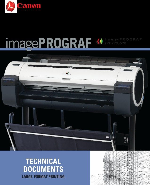 Canon iPF670 Wide Format Printer
