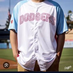 los angeles dodgers mexican heritage Jersey 8/15/2023 XL Mexico Stadium SGA