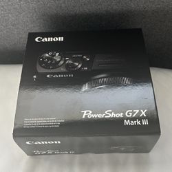 NEW CANON Digital Camera PowerShot G7 X Mark III Black 