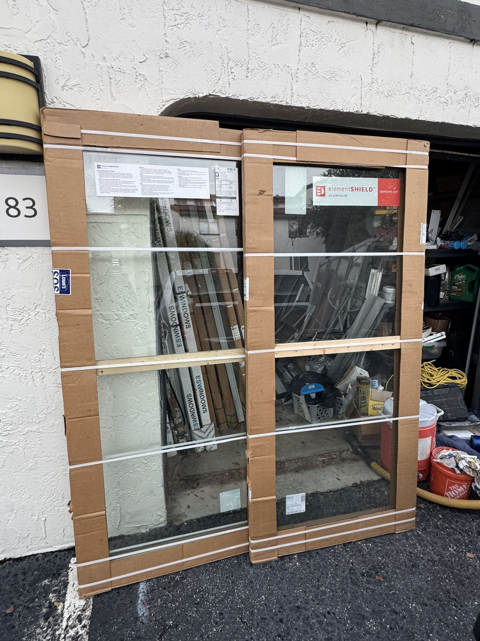 72x80 CGI Impact Sliding Glass Door