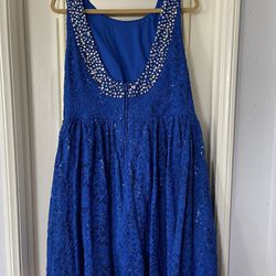 Royal Blue Party Dress 