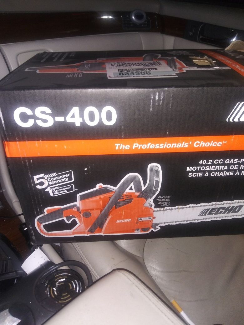 18in Echo chainsaw