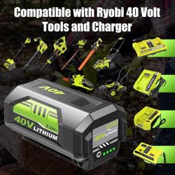 40v 8.0Ah Power Tool Battery Replacement | Ryobi Compatible