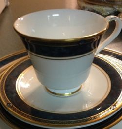 New royal Doulton biltmore cup and saucer set