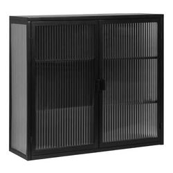 Newly Assembled New Bathroom Glass Doors Wall Cabinet 27.56" Wall-Mounted Storage Cabinet
