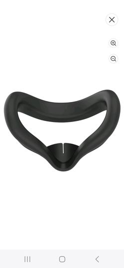 Black Silicone VR Headset Face Cover