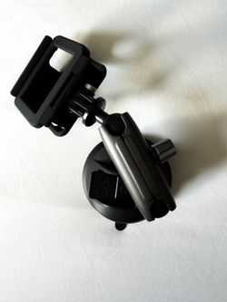 GoPro Style Suction Cup Mount with Frame Case - Action Camera Accessory - Like New