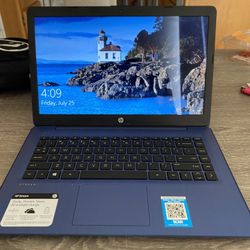 Blue 14 in” HP Touchscreen Stream Laptop $ 130 Or obo