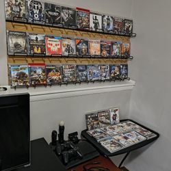 PS3 Super Slim Bundle – 38 Games + Controllers + PS Move – Tested & Working