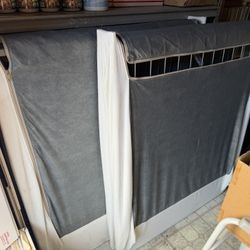 King sized folding metal box springs