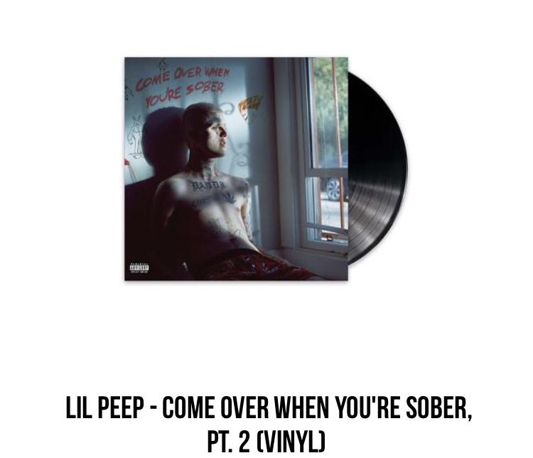 Lil peep cowys pt 2 vinyl