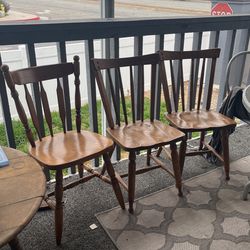 Antique Wood Chairs