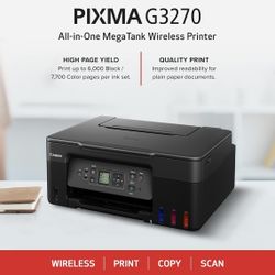 Canon MegaTank G3270 All-in-One Wireless Inkjet Printer