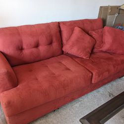 Sofa and Loveseat with Pillows