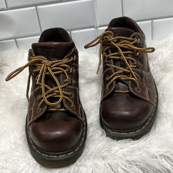 Dr. Marten’s 8A79 Men Boots, Brown UK Size 10 US Size 11 Leather Oxford 