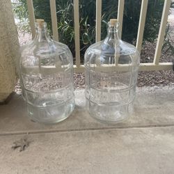 2 Carboys 6 Gallons Perfectly Hard Glass