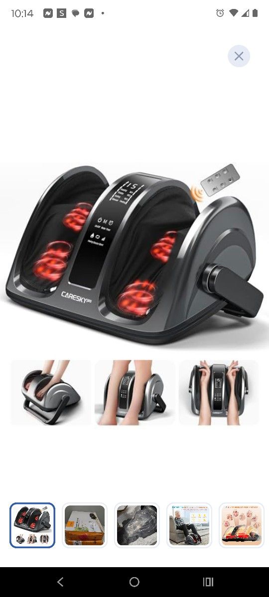 Full Screen Foot Massager with Heat **NEW** OVER HALF OFF RETAIL PRICE!!!!