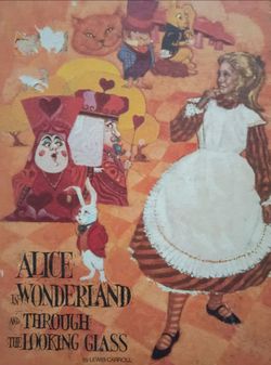 Alice In Wonderland & Through The Looking Glass hardcover book