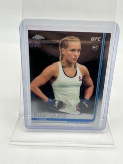 2019 Topps UFC Chrome Yana Kunitskaya #39 Rookie RC