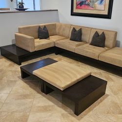 Living Room Set And Coffee Table 