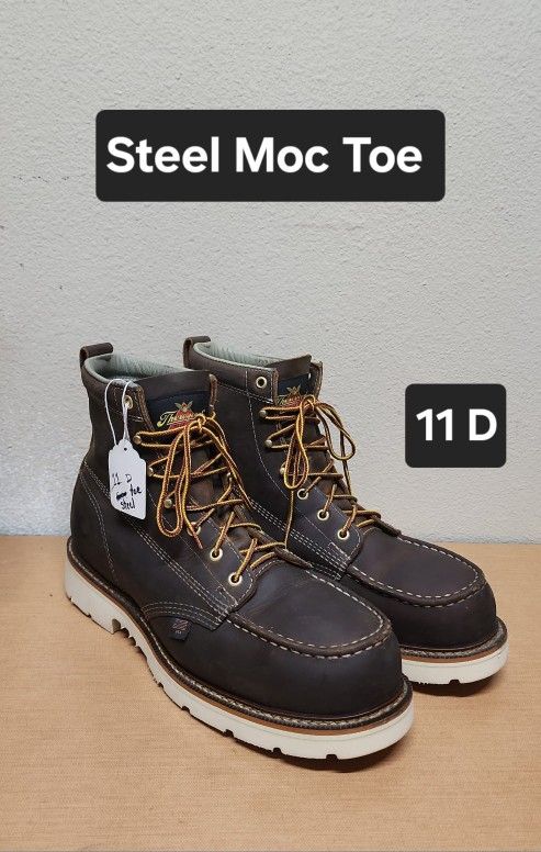 Thorogood Work Boot Size 11 D STEEL MOC TOE