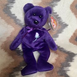 Vintage 1997 TY Beanie Babies Princess Bear #4300