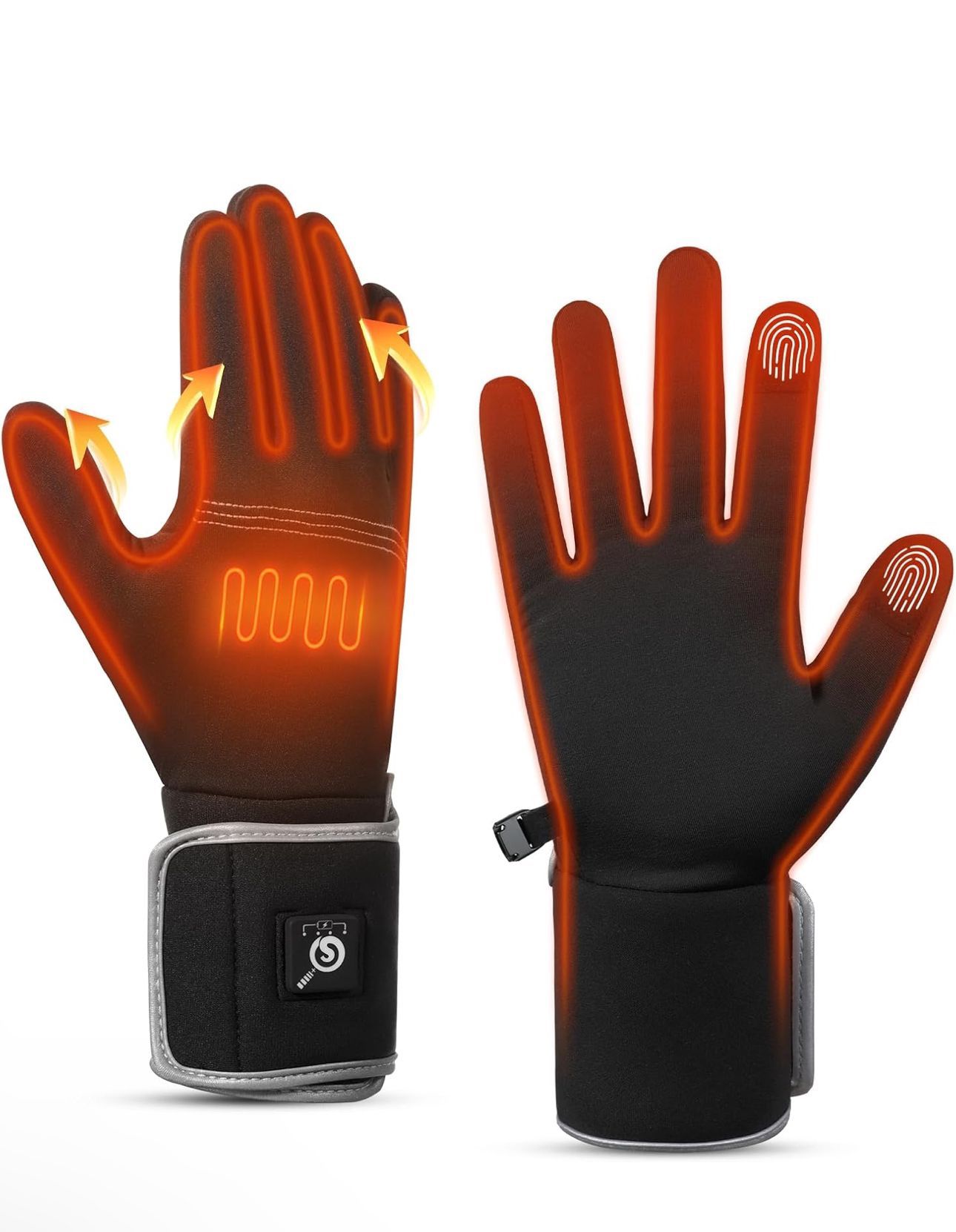 Touch Screen Thin Heated Gloves Thin Liner Gloves SAVIOR HEAT Thin - Main Image