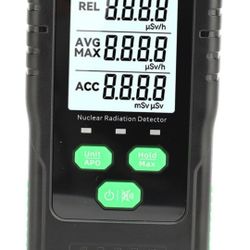 Nuclear Radiation Detector, Multifunction Nuclear Radiation Dosimeter Easy to Use Alarm Sewage Alarm