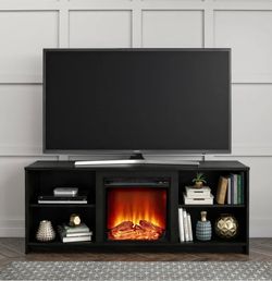TV STAND AND FIREPLACE