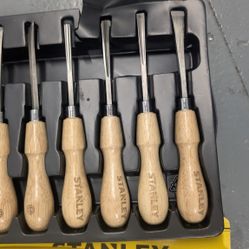 6-Piece Stanley Wood Carving Tool Set
