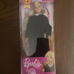 Barbie Judge Doll RGB Necklace 2019 Career of the Year *NEW IN BOX*