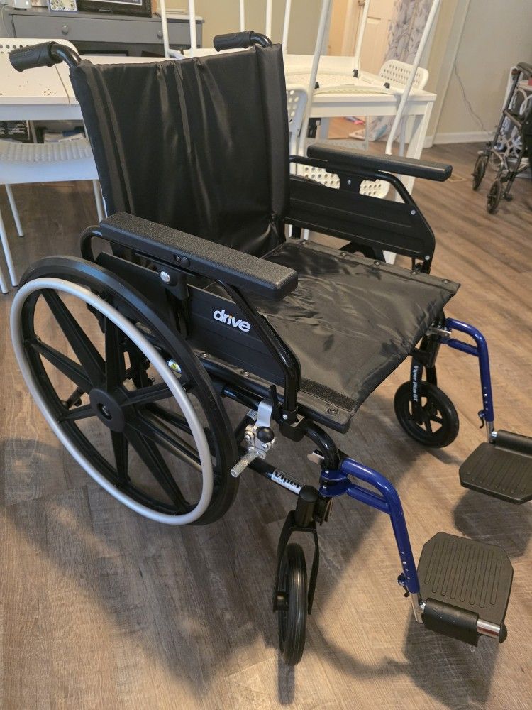  22" Viper Plus Gt Wheelchair 