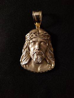 14k Jesus Pendant