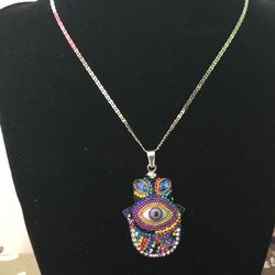 La Mano De Fatima Necklace Set