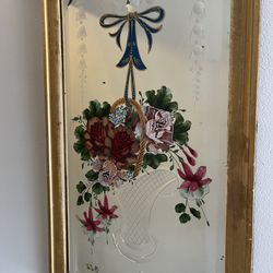 Antique Victorian Wall Mirror