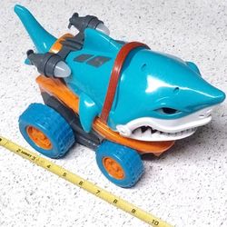 Toy Car Shark Lights Up In Good Condition 