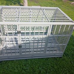 Grey Heavy Metal  Dog/ Pet Crate